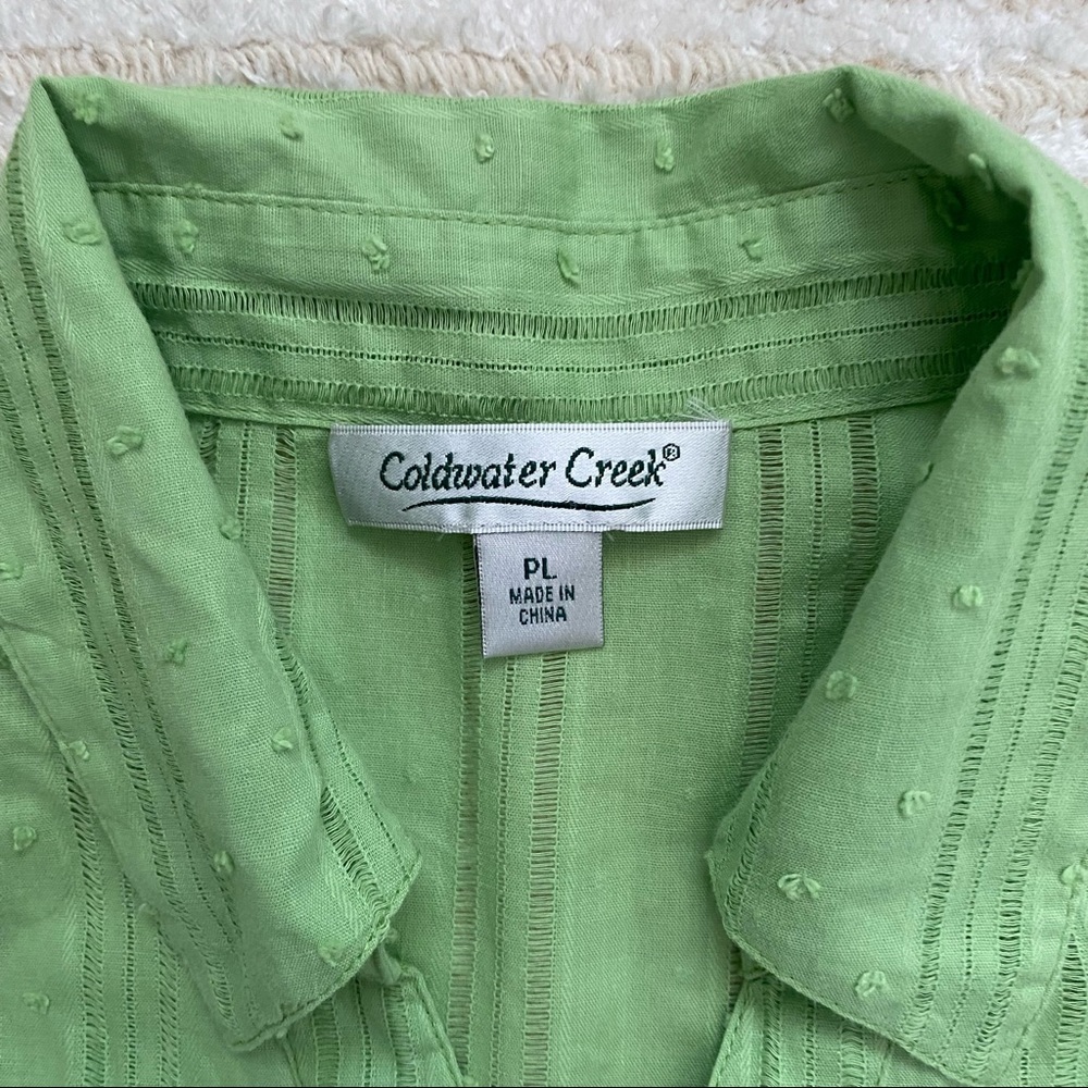 Coldwater Creek short sleeve blouse - Picture 7 of 12